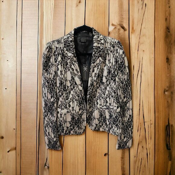 Kardashian Kollection Blazer Beige Black nwt excellent quality - Picture 4 of 15